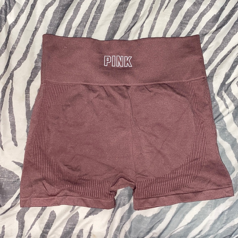 Pink biker shorts